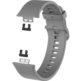 Microsonic Huawei Watch Fit Silicone Sport Band Gri Kordon