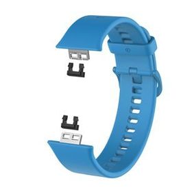 Microsonic Huawei Watch Fit Silicone Sport Band Mavi Kordon