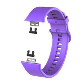 Microsonic Huawei Watch Fit Silicone Sport Band Mor Kordon