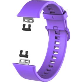 Microsonic Huawei Watch Fit Silicone Sport Band Mor Kordon