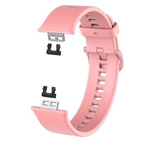 Microsonic Huawei Watch Fit Silicone Sport Band Rose Gold Kordon