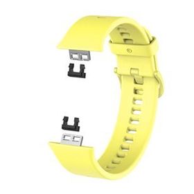 Microsonic Huawei Watch Fit Silicone Sport Band Sarı Kordon