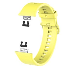 Microsonic Huawei Watch Fit Silicone Sport Band Sarı Kordon