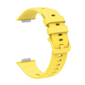 Microsonic Huawei Watch Fit Silicone Sport Band Sarı Kordon