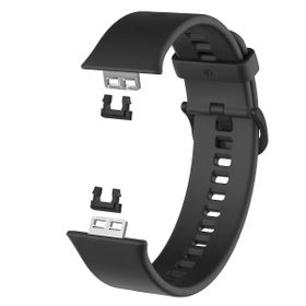 Microsonic Huawei Watch Fit Silicone Sport Band Siyah Kordon