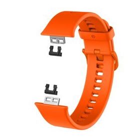 Microsonic Huawei Watch Fit Silicone Sport Band Turuncu Kordon