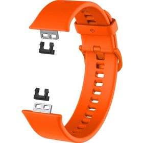 Microsonic Huawei Watch Fit Silicone Sport Band Turuncu Kordon