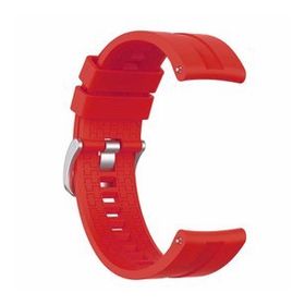 Microsonic Huawei Watch GT 2 42 mm Silikon Rapidbands Kırmızı Kordon