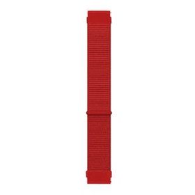 Microsonic Huawei Watch GT 2 46 mm Hasırlı Woven Sport Loop Kırmızı Kordon