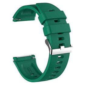 Microsonic Huawei Watch GT 2 46 mm Silikon Rapidbands Koyu Yeşil Kordon
