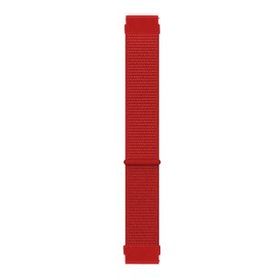 Microsonic Huawei Watch GT 3 42 mm Hasırlı Woven Sport Loop Kırmızı Kordon
