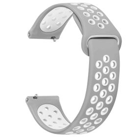 Microsonic Huawei Watch GT 3 46 mm Rainbow Gently Band Gri Beyaz Kordon
