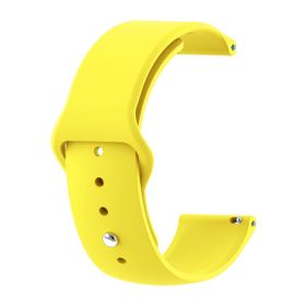 Microsonic Huawei Watch Gt 3 Pro 46 mm Titanyum Silicone Sport Band Sarı Kordon