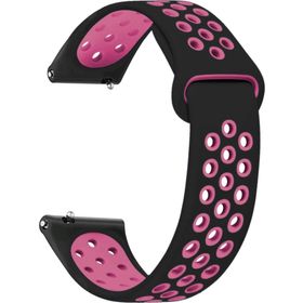 Microsonic Huawei Watch GT 3 SE Rainbow Gently Band Siyah Pembe Kordon