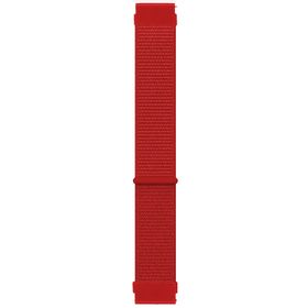 Microsonic Huawei Watch Gt Runner Hasırlı Woven Sport Loop Kırmızı Kordon