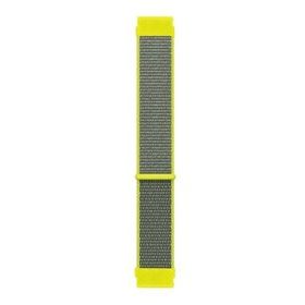 Microsonic Huawei Watch Gt Runner Hasırlı Woven Sport Loop Sarı Kordon
