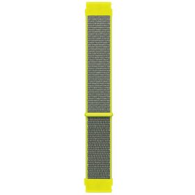 Microsonic Huawei Watch Gt Runner Hasırlı Woven Sport Loop Sarı Kordon