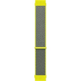 Microsonic Huawei Watch Gt Runner Hasırlı Woven Sport Loop Sarı Kordon