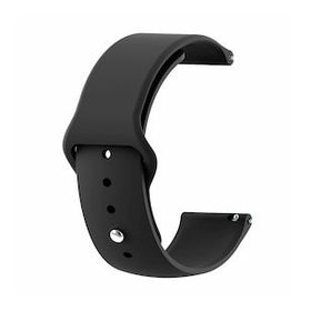 Microsonic Huawei Watch Gt Runner Silicone Sport Band Siyah Kordon