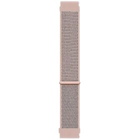 Microsonic Huawei Watch GT2 42 mm Hasırlı Woven Sport Loop Rose Gold Uyumlu Kordon