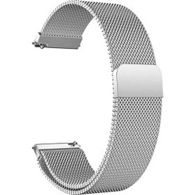 Microsonic Huawei Watch GT2 46 mm Gümüş Milanese Loop Kordon