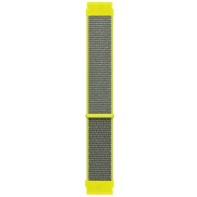 Microsonic Huawei Watch GT2 46 mm Hasırlı Woven Sport Loop Sarı Uyumlu Kordon
