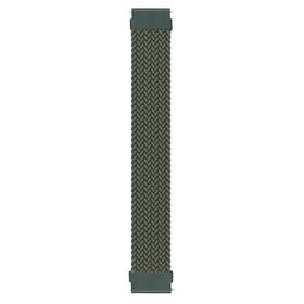 Microsonic Huawei Watch GT2 Pro Braided Solo Loop Band Koyu Yeşil Medium 155 mm Kordon