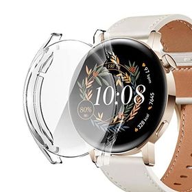 Microsonic Huawei Watch Gt3 42 mm 360 Full Round Soft Silicone Şeffaf Kılıf