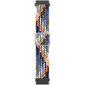 Microsonic Huawei Watch GT3 42 mm Braided Loop Band Renkli Hasırlı Kordon