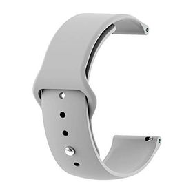 Microsonic Huawei Watch GT3 42 mm Silikon Sport Band Gri Uyumlu Kordon
