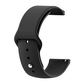 Microsonic Huawei Watch GT3 46 mm Silikon Sport Band Siyah Uyumlu Kordon