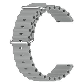 Microsonic Huawei Watch Ultimate Ocean Band Gri Kordon
