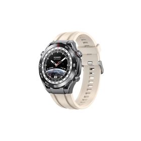 Microsonic Huawei Watch Ultimate Silicone Sport Band Bej Kordon