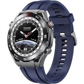 Microsonic Huawei Watch Ultimate Silicone Sport Band Lacivert Kordon