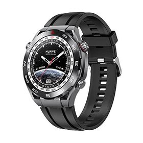 Microsonic Huawei Watch Ultimate Silicone Sport Band Siyah Akıllı Saat Kordon