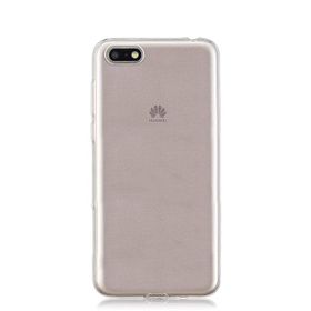 Microsonic Huawei Y5 2018 Skyfall Transparent Clear Kırmızı Kılıf