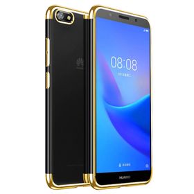 Microsonic Huawei Y5 2018 Skyfall Transparent Clear Kırmızı Kılıf