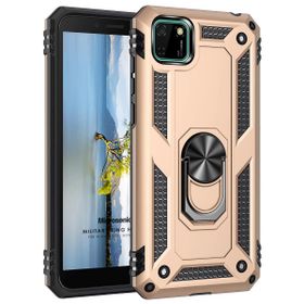 Microsonic Huawei Y5P Military Ring Holder Gold Cep Telefonu Kılıfı