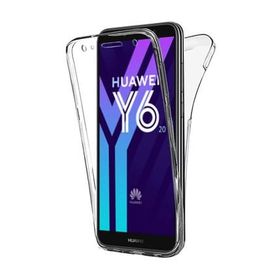 Microsonic Huawei Y6 2018 6 Tarafı Tam Full Koruma 360 Clear Soft Şeffaf Kılıf