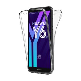 Microsonic Huawei Y6 2018 6 Tarafı Tam Full Koruma 360 Clear Soft Şeffaf Kılıf
