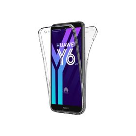 Microsonic Huawei Y6 2018 6 Tarafı Tam Full Koruma 360 Clear Soft Şeffaf Kılıf