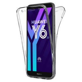 Microsonic Huawei Y6 2018 6 Tarafı Tam Full Koruma 360 Clear Soft Şeffaf Kılıf