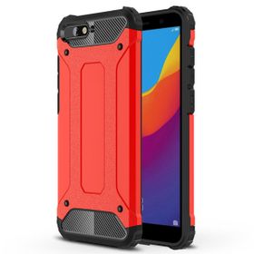 Microsonic Huawei Y6 2018 Rugged Armor Kırmızı Kılıf