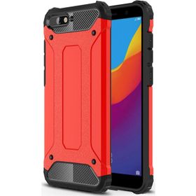 Microsonic Huawei Y6 2018 Rugged Armor Kırmızı Kılıf