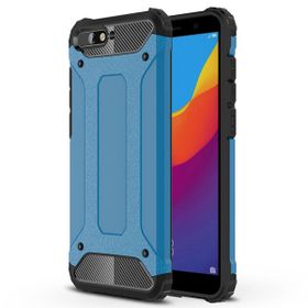 Microsonic Huawei Y6 2018 Rugged Armor Mavi Kılıf