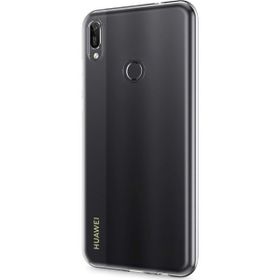 Microsonic Huawei Y6 2019 Transparent Soft Beyaz Kılıf