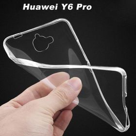 Microsonic Huawei Y6 Pro Transparent Soft Siyah Kılıf