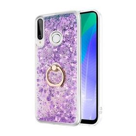 Microsonic Huawei Y6P Glitter Liquid Holder Mor Cep Telefonu Kılıfı