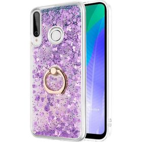 Microsonic Huawei Y6P Glitter Liquid Holder Mor Cep Telefonu Kılıfı
