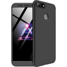 Microsonic Huawei Y7 2018 Double Dip 360 Protective Siyah Kılıf